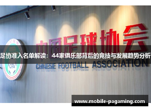 足协准入名单解读：44家俱乐部背后的竞技与发展趋势分析