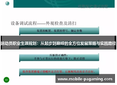 运动员职业生涯规划：从起步到巅峰的全方位发展策略与实践路径