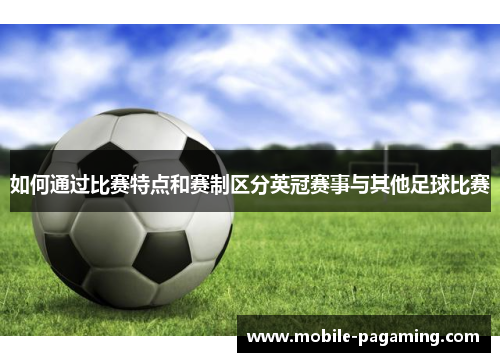如何通过比赛特点和赛制区分英冠赛事与其他足球比赛 如何通过比赛特点和赛制区分英冠赛事与其他足球比赛