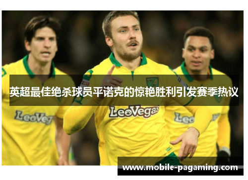 英超最佳绝杀球员平诺克的惊艳胜利引发赛季热议 英超最佳绝杀球员平诺克的惊艳胜利引发赛季热议